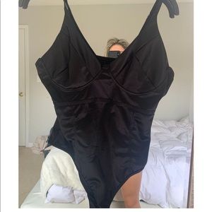 Black Silk Bodysuit